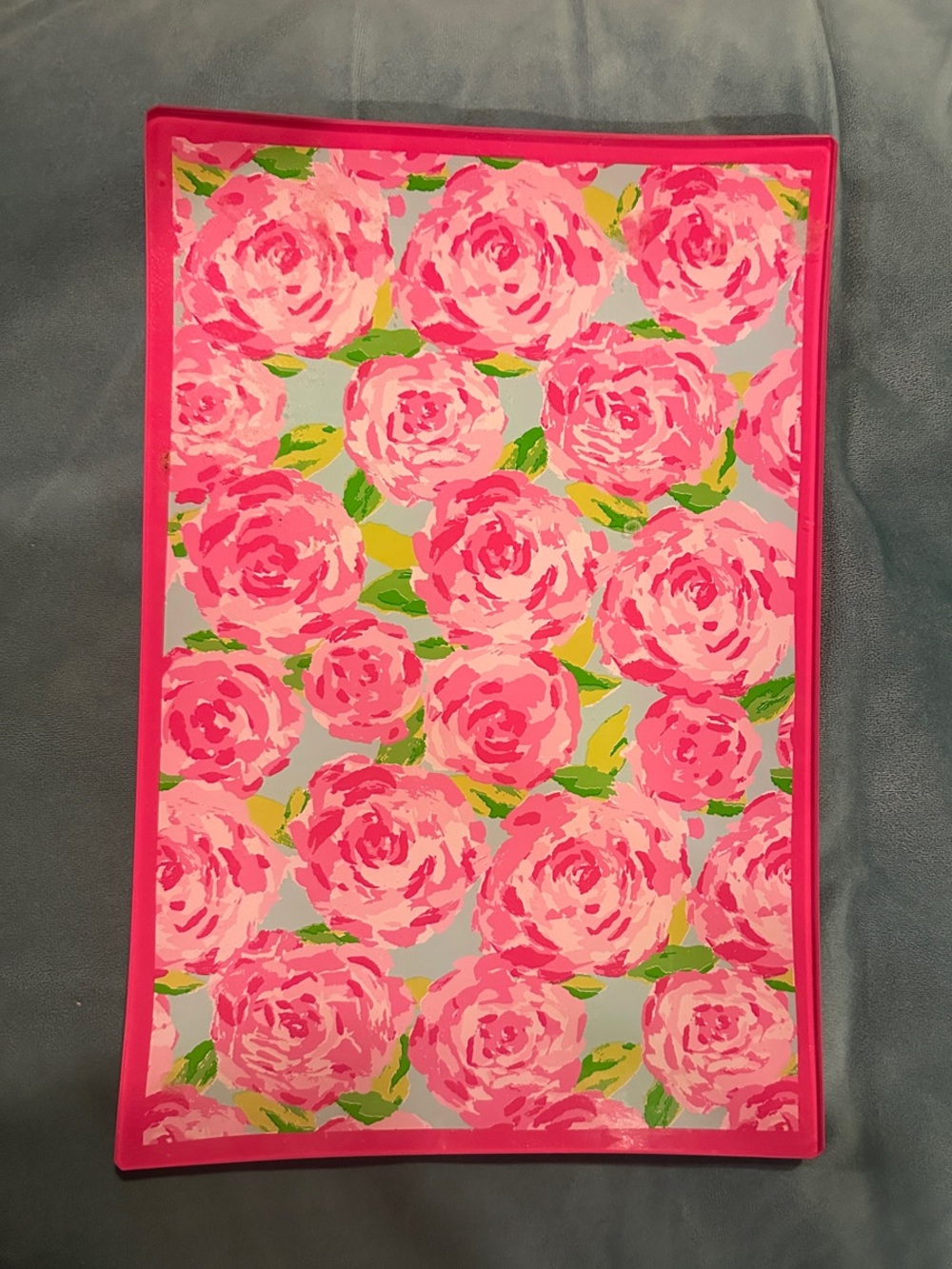 Lilly Pulitzer Hot Pink Logo Serving Tray